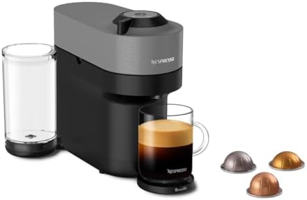 Nespresso Vertuo Pop+ Coffee and Espresso Maker by Breville, Dark Grey